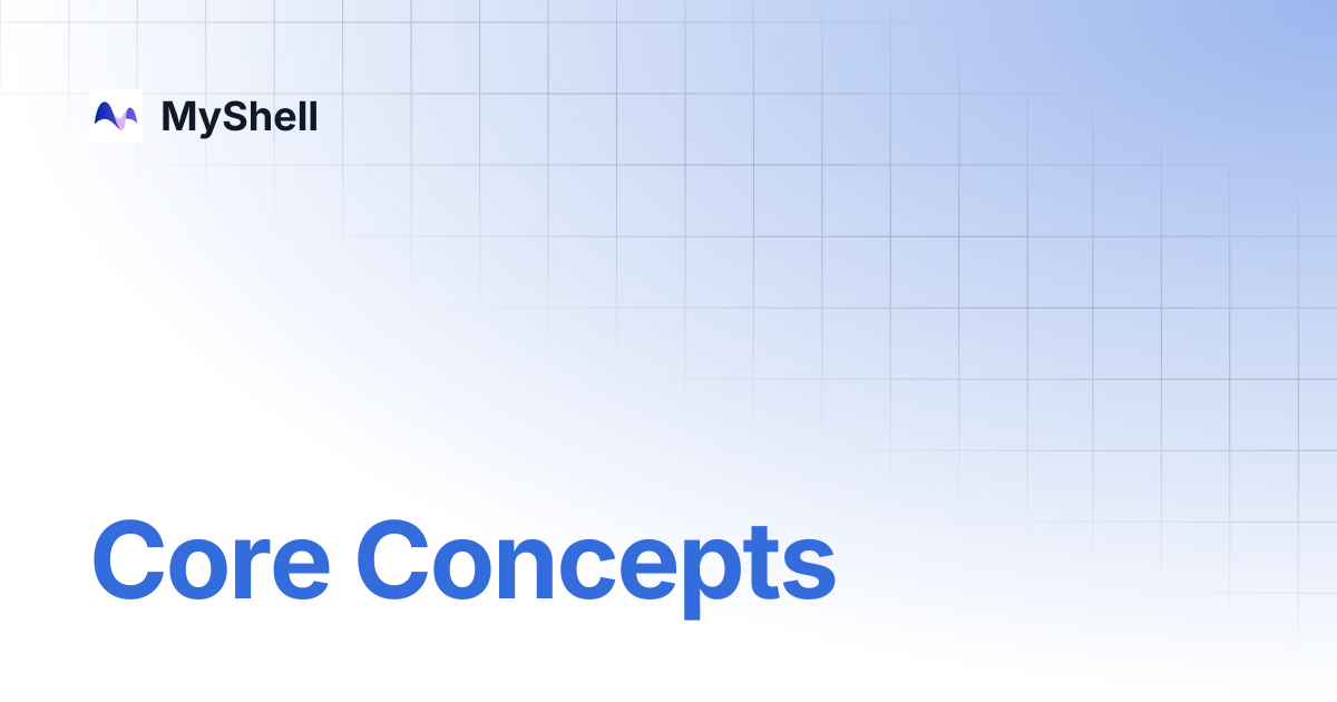Core Concepts | MyShell