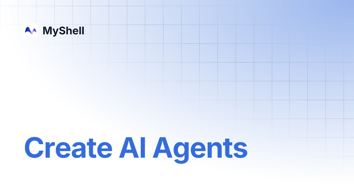 Create AI Agents MyShell